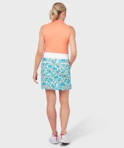 Callaway Ladies Cubist Oranges Printed Golf Skort CGKBSC21 -Daily Sports Shop Callaway Ladies Cubist Oranges Printed Golf Skort CGKBSC 1