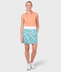 Callaway Ladies Cubist Oranges Printed Golf Skort CGKBSC21 -Daily Sports Shop Callaway Ladies Cubist Oranges Printed Golf Skort CGKBSC 2