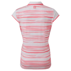 FootJoy Ladies Cap Sleeve Colour Block Lisle Golf Polo Shirt 88466 -Daily Sports Shop FJ 88466 04