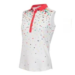 Green Lamb Ladies Enid Sleeveless Golf Polo Shirt SG21866