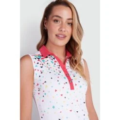 Green Lamb Ladies Enid Sleeveless Golf Polo Shirt SG21866 -Daily Sports Shop Green Lamb Ladies Enid Sleeveless Golf Polo SG21866 219