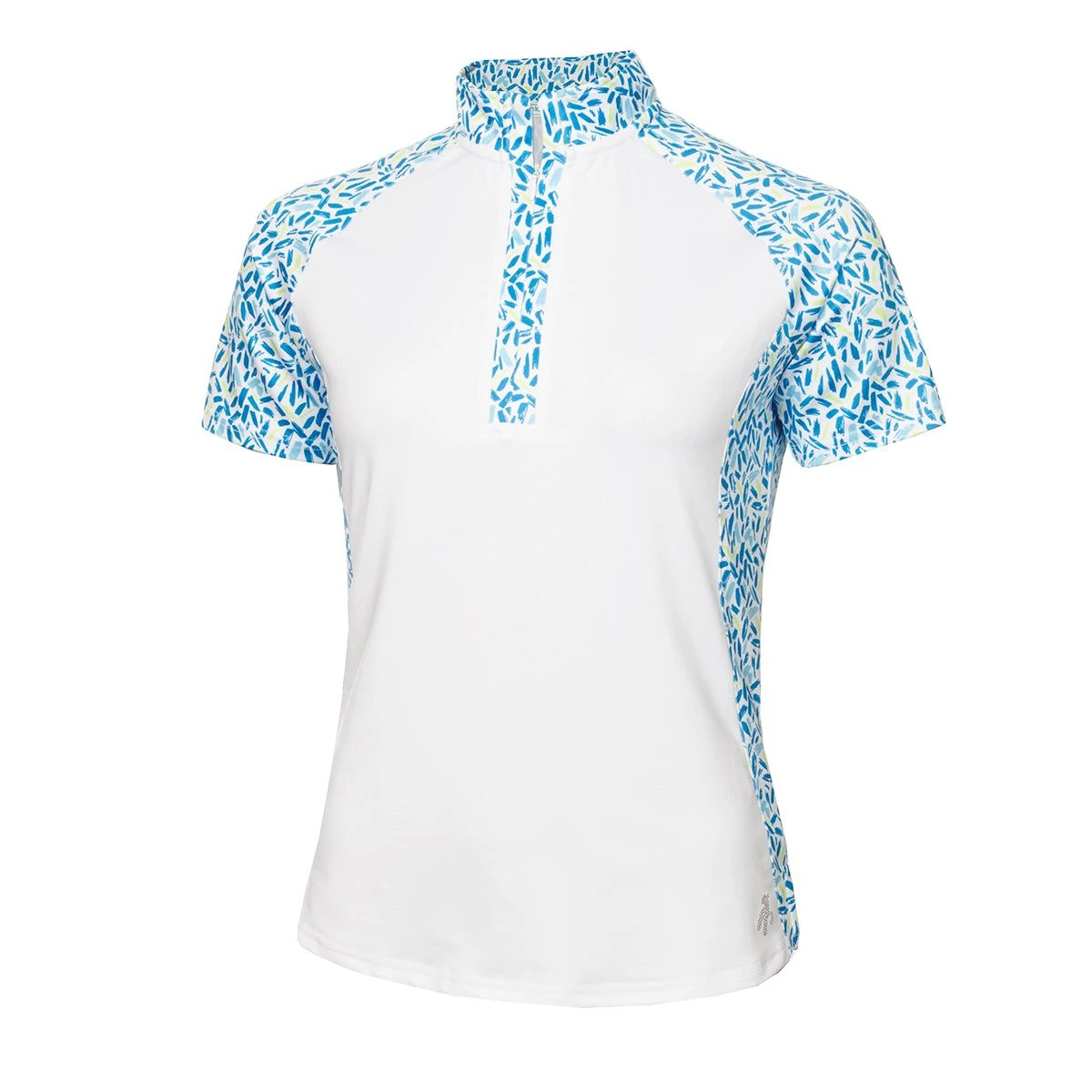 Green Lamb Ladies Katie Printed Golf Polo Shirt SG22919 1 Green Lamb Ladies Katie Printed Golf Polo Shirt SG22919