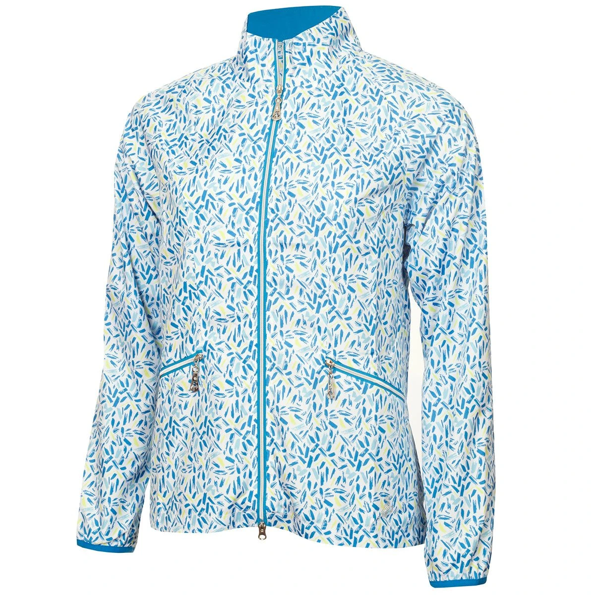 Green Lamb Ladies Keela Printed Golf Windbreaker SG22931 1 Green Lamb Ladies Keela Printed Golf Windbreaker SG22931