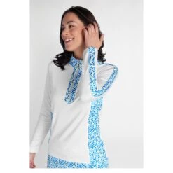 Green Lamb Ladies Kaz Long Sleeve Golf Top SG22927 -Daily Sports Shop image324964009